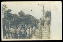 Cpa Carte Photo Guerre 14-18 -- Revue Des Prisonniers Autrichiens Par Les 67 Et 68ème Le 26 Octobre 1918   STEP179 - Guerra 1914-18