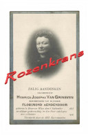 Henrica Van Grinsven Florimond Aendenboom Beveren Waas 1929 Met Foto Photo Doodsprentje Bidprentje - Décès