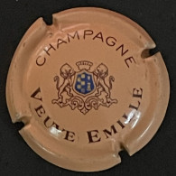 316 - 2 - Veuve Emille (saumon Et Bleu) (côte 3 €) Capsule De Champagne - Autres & Non Classés