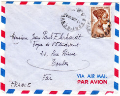 1952  Du GABON Lettre Envoyée à TOULON - Gabon