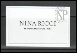 Nina Ricci Parfum 1 Perfume Card Carte Parfumée Cartão Perfumado 2024 Woman Mulher Paris Montaigne 39 Avenue - Modernas (desde 1961)