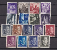 GENERAL GOUVERNMENT, 1941-1944, Cancelled Stamp(s) 17 Different #16027 - Besetzungen 1938-45