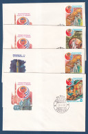 Russie - CCCP - FDC - Premier Jour - Soyouz - Espace - 1980 - Briefe U. Dokumente