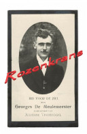 Georges De Meulemeester Julienne Vindevogel Gijselbrechtegem Elsegem Elseghem 1932 Foto Photo Doodsprentje Bidprentje - Esquela