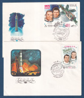 Russie - CCCP - FDC - Premier Jour - Soyouz - Espace - 1980 - Covers & Documents