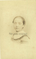 JEUNE FILLE Vers 1870 CDV Par DENISSE à BORDEAUX - Old (before 1900)