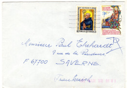 Lettre D' AUTRICHE MODLING  Envoyée à SAVERNE 67 - Storia Postale