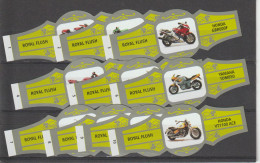 Reeks 1005  Motoren   1-10    ,10  Stuks Compleet      , Sigarenbanden Vitolas , Etiquette - Vitolas (Anillas De Puros)