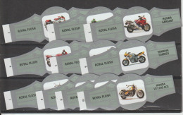 Reeks 1007  Motoren   1-10    ,10  Stuks Compleet      , Sigarenbanden Vitolas , Etiquette - Anelli Da Sigari