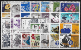 MONACO - ANNEE 1995 - 36 VALEURS - NEUF** MNH - 2 SCANS - Nuevos