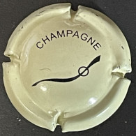 334 - 4 - Lanson International, Anonyme, Champagne, Crème Et Noir, Petit Dessin (côte 1,5 €) Capsule De Champagne - Lanson