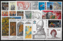 MONACO - ANNEE 1997 - 27 VALEURS - NEUF** MNH - 2 SCANS - Nuovi