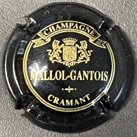 339 - 4a - Mallol-Gantois, Cramant, Noir Et Or, Sans B. (côte 2 €) Capsule De Champagne - Autres & Non Classés