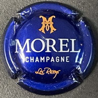 341 - NR - Morel Père & Fils, Bleu Argent Et Orange, Les Riceys Capsule De Champagne - Andere & Zonder Classificatie