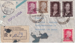 Airmail R Brief  Fortin De Avarria - Burgdorf         1953 - Lettres & Documents