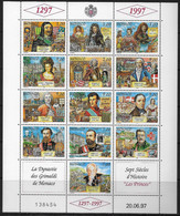 MONACO - ANNEE 1997 - DYNASTIE DES GRIMALDI - LES PRINCES DE MONACO - F 2112 A 2124 - NEUF** MNH - Nuevos