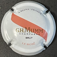 344 - 162a - Mumm G.H. & Co, Blanc Mat, Barre Rose, Brut, Le Rosé (côte 1,5 €) Capsule De Champagne - Mumm GH Et Cie