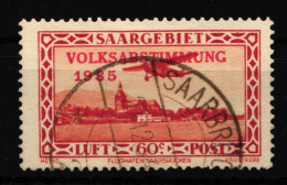 Saargebiet 196 VI Gestempelt Plattenfehler VI #HJ031 - Klaipeda 1923