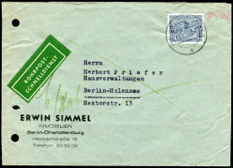 Berlin, 1954, 55, Brief - Other & Unclassified