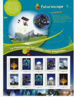 Feuillet Collector Futuroscope France 2012 IDT L P 20gr 10 Timbres Autoadhésifs N°129 - Collectors