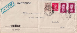 Airmail Drucksache  "Ulrico, Buenos Aires" - Bern        1954 - Lettres & Documents