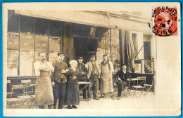 TOP CPA Carte-Photo 94 VINCENNES - Café-Tabac "PETIT CAPORAL" - Vincennes