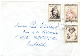 Lettre D' AUTRICHE MODLING  Envoyée à SAVERNE 67 - Storia Postale