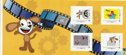 Feuillet Collector Film D Animation France 2012 IDT L P 20gr 4 Timbres Autoadhésifs N°130 - Collectors