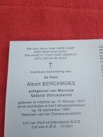 Doodsprentje Albert Berckmoes / Hamme 12/2/1917 - 15/9/1997 ( Valerie Vercauteren ) - Religione & Esoterismo