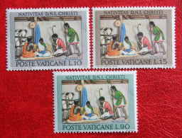 READ Natale Weihnachten Xmas Noel Kerst 1962 Mi 420-422 Yv 371-373 POSTFRIS / MNH / ** VATICANO VATICAN VATICAAN - Unused Stamps