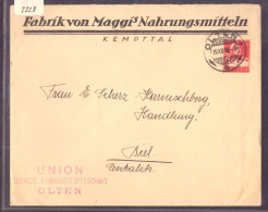 ENTIER POSTAL - GANZSACHE - LETTRE A EN-TÊTE - FABRIK MAGGI KEMPTTAL - Interi Postali