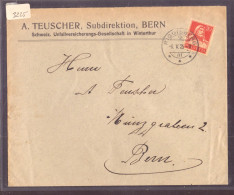 LETTRE A ENTÊTE - A. TEUSCHER BERN - Storia Postale