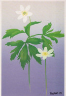 FLOWERS Vintage Postcard CPSM #PAR478.A - Fleurs