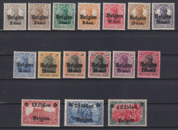 Belgique COB N° OC10/OC25 **, MNH, Neuf(s). Fraîcheur Postale. Avec Certificat De P. Kaiser. TTB !! - OC55/105 Eupen & Malmédy