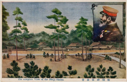 Meiji Shrine Japanese Military Leader Antique Postcard - Autres & Non Classés