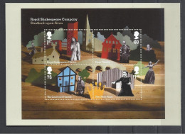 U.K., Royal Shakespeare Company, Stratford-upon-Avon, Miniature Sheet, 2011. - Francobolli (rappresentazioni)