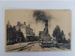 Cartes Postales Auxerre La Gare Amatre - Stazioni Con Treni