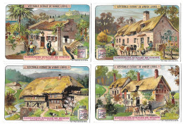 S 807, Liebig 6 Cards, Habitations Rurales En Europe (ref B20) - Liebig