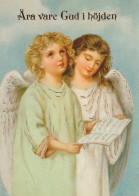 ANGELO Buon Anno Natale Vintage Cartolina CPSM #PAH615.A - Engel