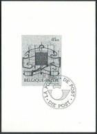 Belgium, Belgien, 1997, Horta Museum, Special Black-printing, Souvenir Sheet - Other & Unclassified