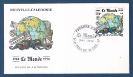 Nouvelle Calédonie - FDC - Premier Jour - Le Monde - 1994 - FDC