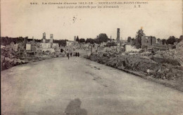 BATAILLE DE LA MARNE _ LOT DE 2 CARTES . SERMAIZE-LES-BAINS  . GLANNES - Weltkrieg 1914-18