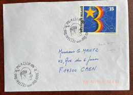 Belgique 1992 - Lettre Du Phila Club De Bruxelles Vers La France Avec Timbre Marché Unique Européen - Sammlungen