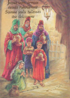 SAINTS Baby JESUS Christianity Religion Vintage Postcard CPSM #PBP842.A - Altri & Non Classificati