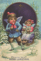 ANGELO Natale Vintage Cartolina CPSM #PBP434.A - Engel