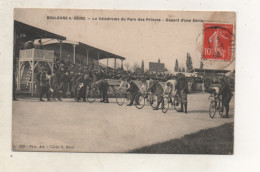 92. CPA - BOULOGNE SUR SEINE -  Le Vélodrome Du Parc Des Princes - Départ D'une Série -  Cyclistes -  1908 - - Radsport