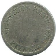 10 PFENNIG 1875 A DEUTSCHLAND Münze GERMANY #AE458.D.A - 10 Pfennig