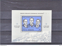 ROUMANIE 1971 ESPACE Yvert BF 86, Michel Block 85 NEUF** MNH Cote 15 Euros - Blocks & Kleinbögen