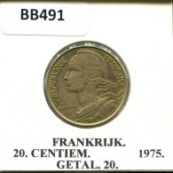 20 CENTIMES 1975 FRANKREICH FRANCE Französisch Münze #BB491.D.A - 20 Centimes