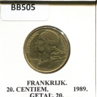 20 CENTIMES 1989 FRANCE Pièce #BB505.F.A - 20 Centimes